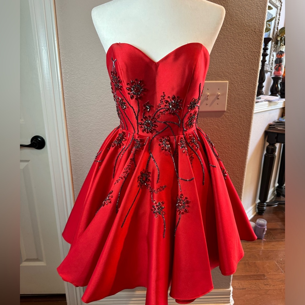 Rachel Allen beaded cocktail dress with pockets!